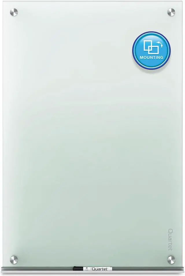 Alt view image 2 of 15 - Quartet G7248F Infinity Glass Marker Board, Frosted, 72 x 48, 1 Each