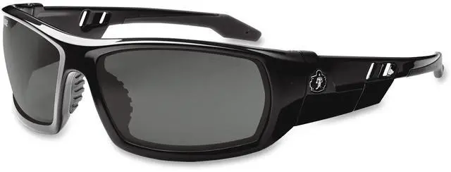 Main image of Ergodyne Smoke Lens Safety Glasses w/Fog-Off Black 50033