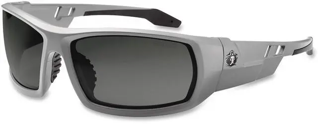 Main image of Ergodyne Smoke Lens Safety Glasses w/Fog-Off Gray 50133