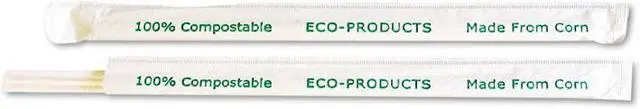 Main image of Eco-Products 7.75" Clear Unwrapped Straw - Case 400/PK 24 PK/CT EPST710