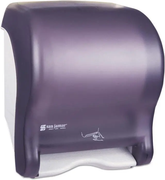 Main image of San Jamar - SAN T8400TBK - Smart Essence Electronic Roll Towel Dispenser, 14.4hx11.8wx9.1d, Black, Plastic