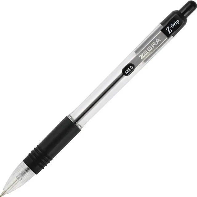 Main image of Z-Grip Retractable Ballpoint Pen 1.0Mm 18/Pkg-Black