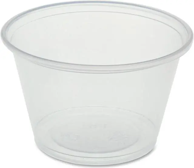 Main image of Genuine Joe Portion Cups 4oz. 50BG/CT Clear 19067