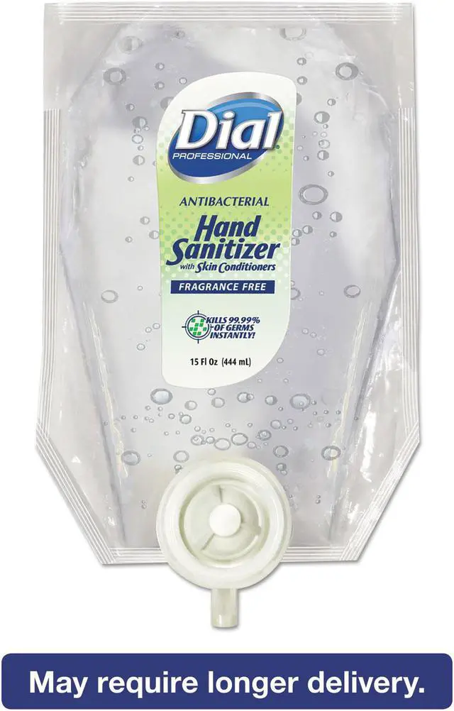 Main image of Dial Professional Eco-Smart Gel Hand Sanitizer Refill Fragrance-Free 15 oz Refill 6/Carton 12258CT
