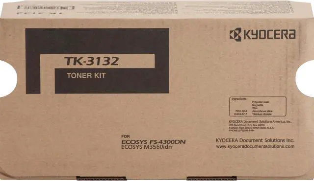 Alt view image 7 of 14 - Black Toner Cartridge for Kyocera TK-3132 ECOSYS M3560idn, FS-4300DN, Genuine Kyocera Brand