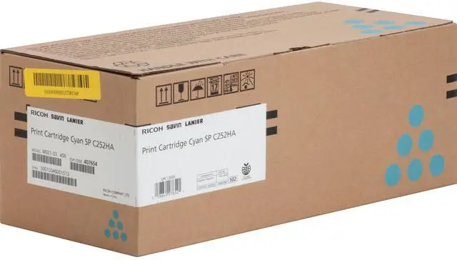 Alt view image 4 of 17 - SP C252HA CYAN PRINT CARTRIDGE