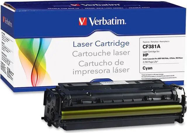 Alt view image 3 of 5 - Verbatim 99396 Page Yield: 2,700 - Compatible Hardware: Hp Color Laserjet Pro 200 Mfp M476 Dn