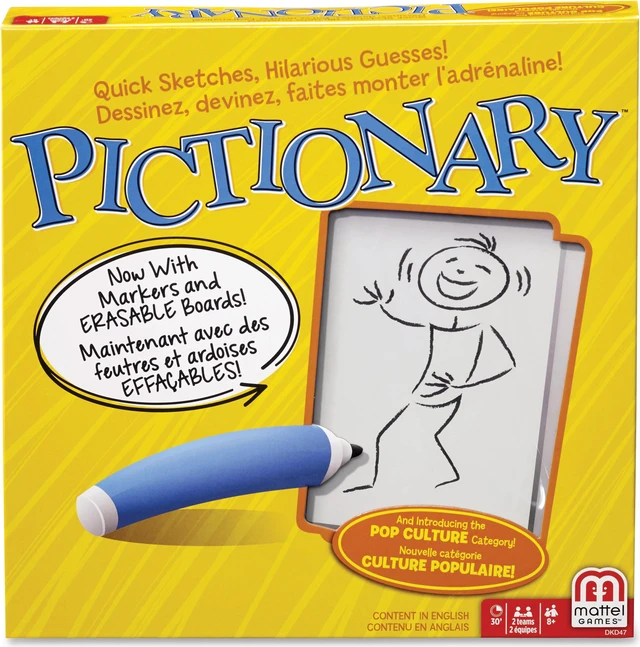 Alt view image 10 of 20 - Pictionary Party Game