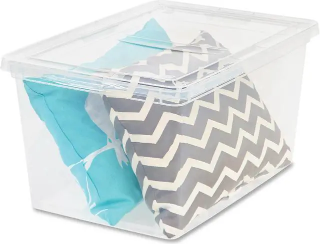 Main image of Iris Deep Modular Snap-Tight Lid 68Qt 6/CT Clear 200450