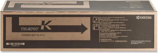 Alt view image 8 of 17 - Black Toner Cartridge for Kyocera TK-8707K TASKalfa 6550ci, TASKalfa 7550ci, TasKalfa 6551ci, TasKalfa 7551ci, Genuine Kyocera Brand