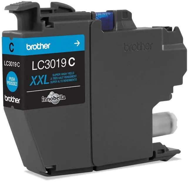 Alt view image 3 of 7 - BROTHER INTERNATIONAL CORPORAT LC3019C SUPER HIGH YIELD XXL CYAN INK CARTRIDGE