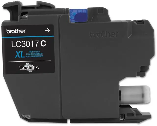 Alt view image 5 of 10 - BROTHER INTERNATIONAL LC3017C High Yield Cyan Ink Cartridge