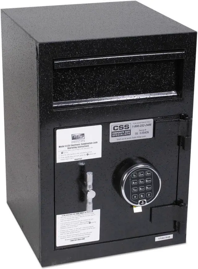 Main image of FireKing Depository Security Safe 14 x 15 1/2 x 20 Black SB2014BLEL