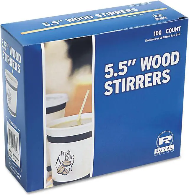 Alt view image 11 of 12 - Rpp R810BX 5.5 Long, Wood Stir Sticks