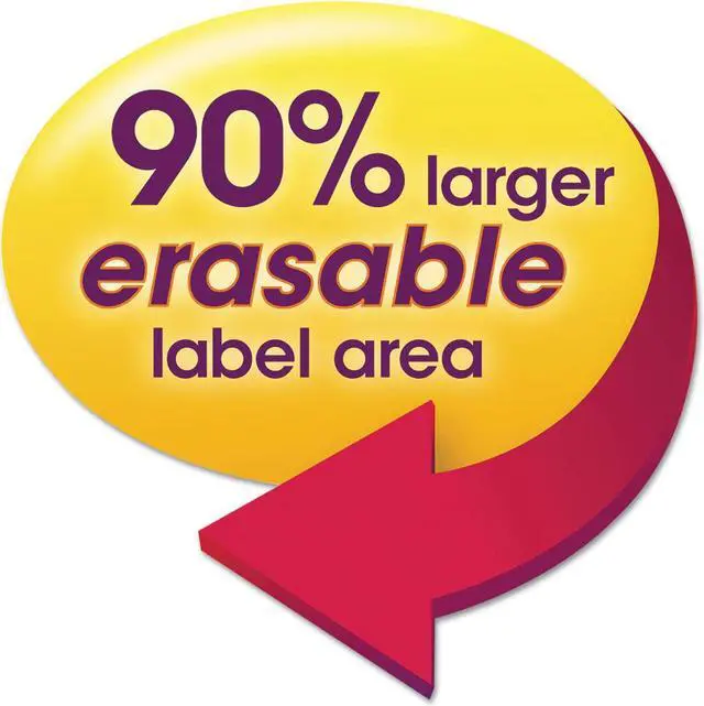 Alt view image 10 of 14 - Smead Erasable SuperTab File Folders Letter Manila 24/Set 10380