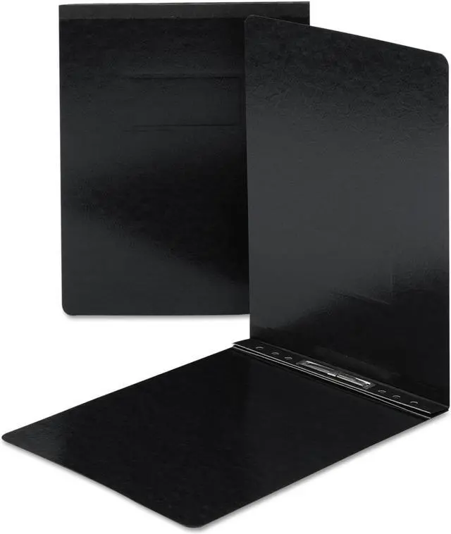 Alt view image 5 of 9 - Smead End Opening PressGuard Report Cover Prong Fastener Letter Black 81124