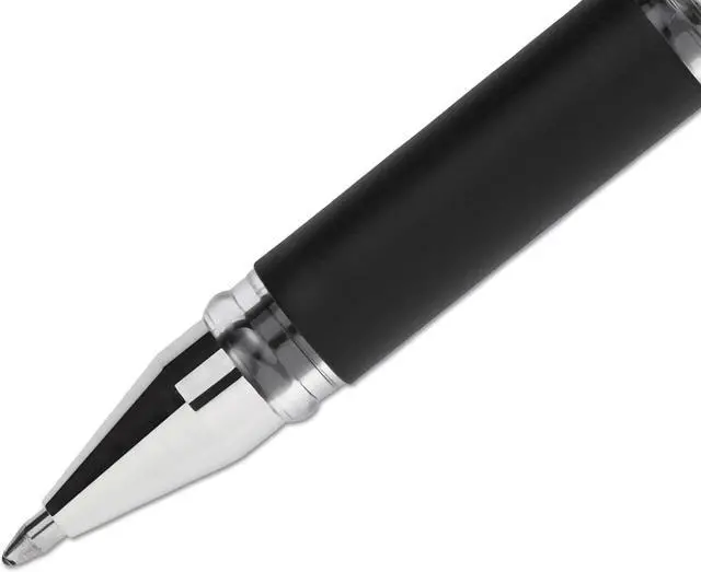 Alt view image 2 of 5 - 207 Impact Stick Gel Pen, Bold 1mm, Black Ink, Silver/Black Barrel 65800