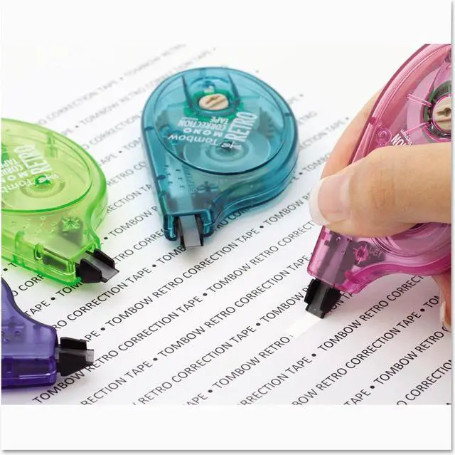 Alt view image 11 of 15 - Tombow MONO Original Correction Tape Asst RetroColor Applicators 1/6" x 394" 10