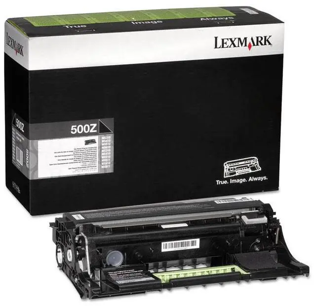 Alt view image 4 of 20 - Lexmark 50F0Z00 Lexmark 500Z Black Return Program Imaging Unit - 60000 Page Black - 1 Pack - OEM