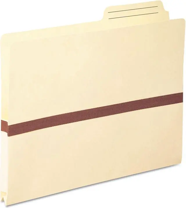 Alt view image 10 of 12 - Smead 1" Exp File Pocket 2/5 Tab Letter Manila 75487