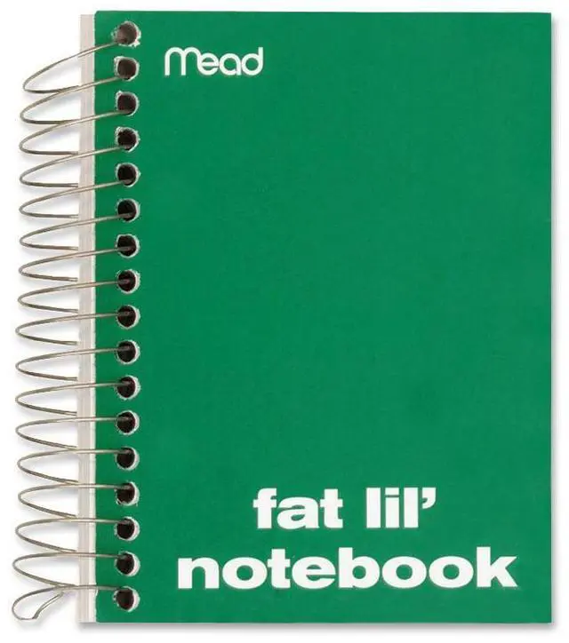 Alt view image 3 of 3 - Mead 45390 Fat Lil' Fashion Notebook 200 Sheets 4" x 5.50" - 1Each - White Paper