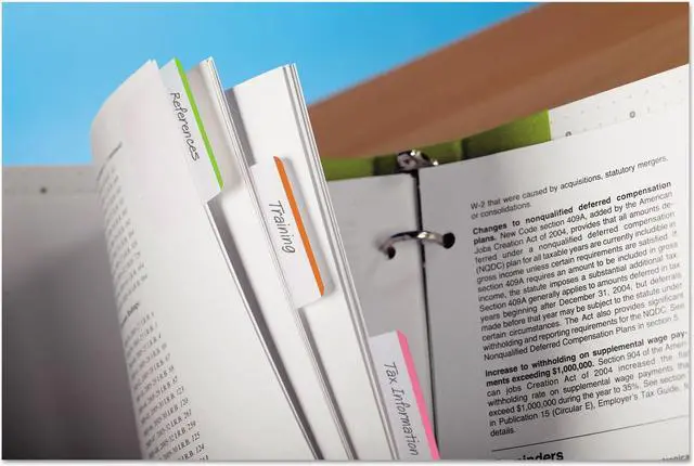 Alt view image 20 of 20 - Post-It Tabs Flag,Index Durable,Ast 686F1BB