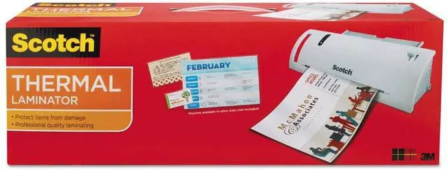 Alt view image 3 of 18 - Scotch Thermal Laminator Value Pack 9" W with 20 Letter Size Pouches TL902VP