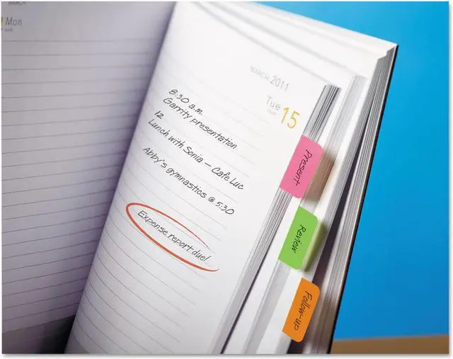Alt view image 16 of 18 - Post-It Tabs 1" Tabs, 1/5-Cut Tabs, Assorted Brights, 1" Wide, 66/Pack 686PGO