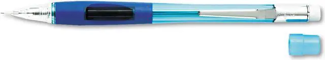 Alt view image 12 of 12 - Pentel Quicker Clicker Mechanical Pencil 0.5 mm Transparent Blue Barrel PD345TC