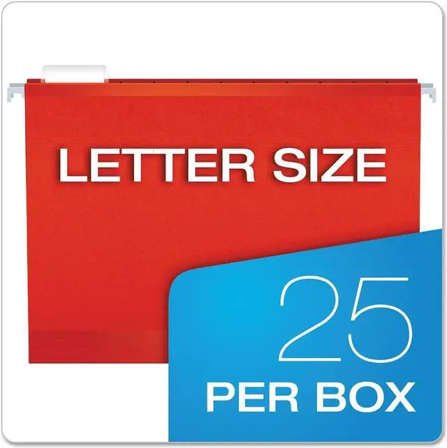 Alt view image 13 of 15 - Pendaflex Reinforced Hanging Folders 1/5 Tab Letter Violet 25/Box 415215VIO