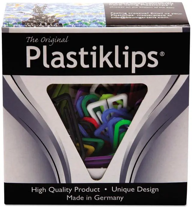Alt view image 15 of 18 - Baumgartens Plastiklips Paper Clips Large Assorted Colors 200/Box LP0600