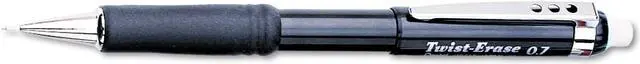 Alt view image 8 of 11 - Pentel Twist-Erase III Mechanical Pencil 0.7 mm Black Barrel QE517A