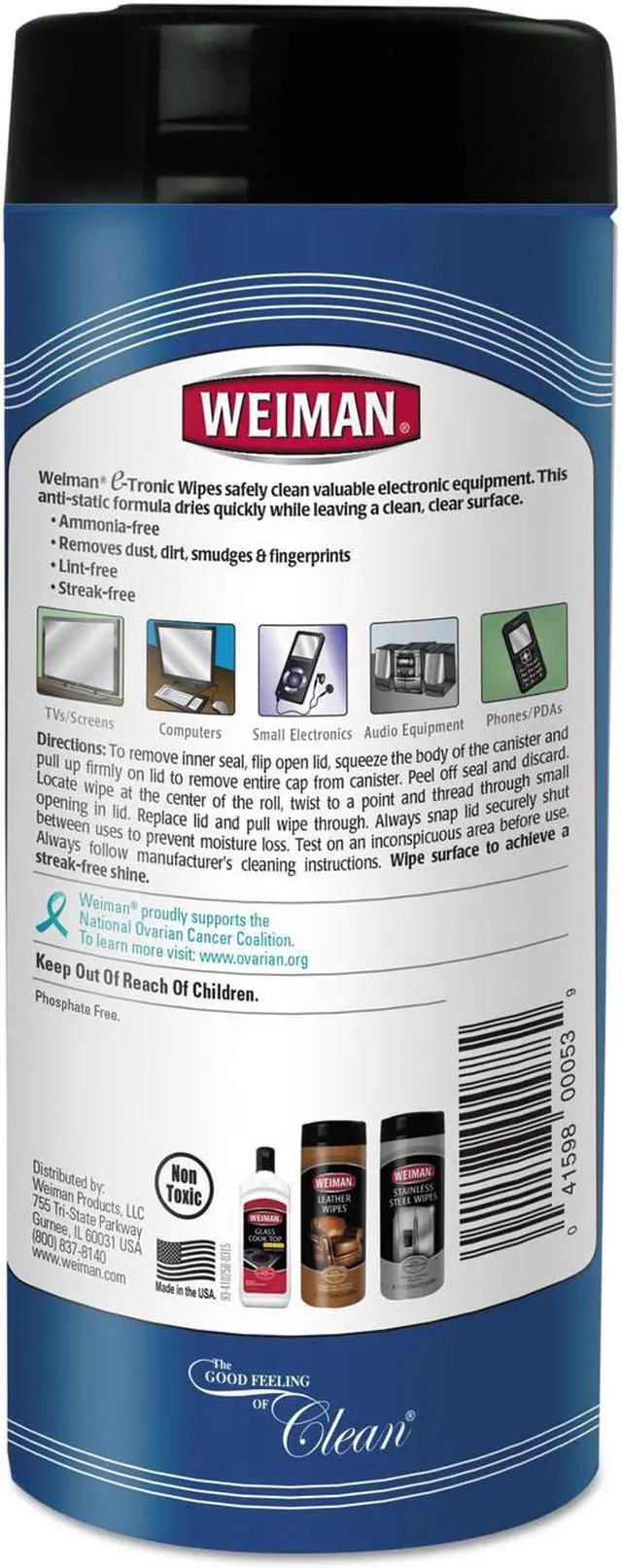 Alt view image 14 of 17 - Weiman Products LLC Electronic Media Wipes 93 Unit: EACH