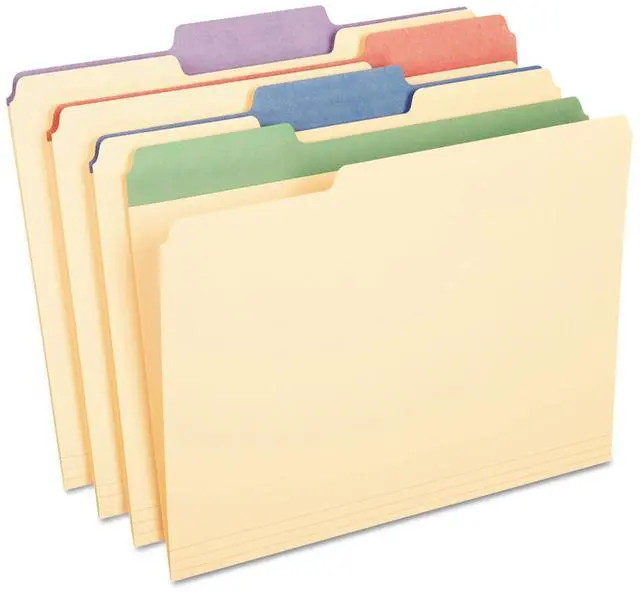 Alt view image 4 of 10 - Tops Pendaflex H110 End Tab Folders  Straight Cut  One Ply  9 1/2   Front  Letter  Manila  100/Box
