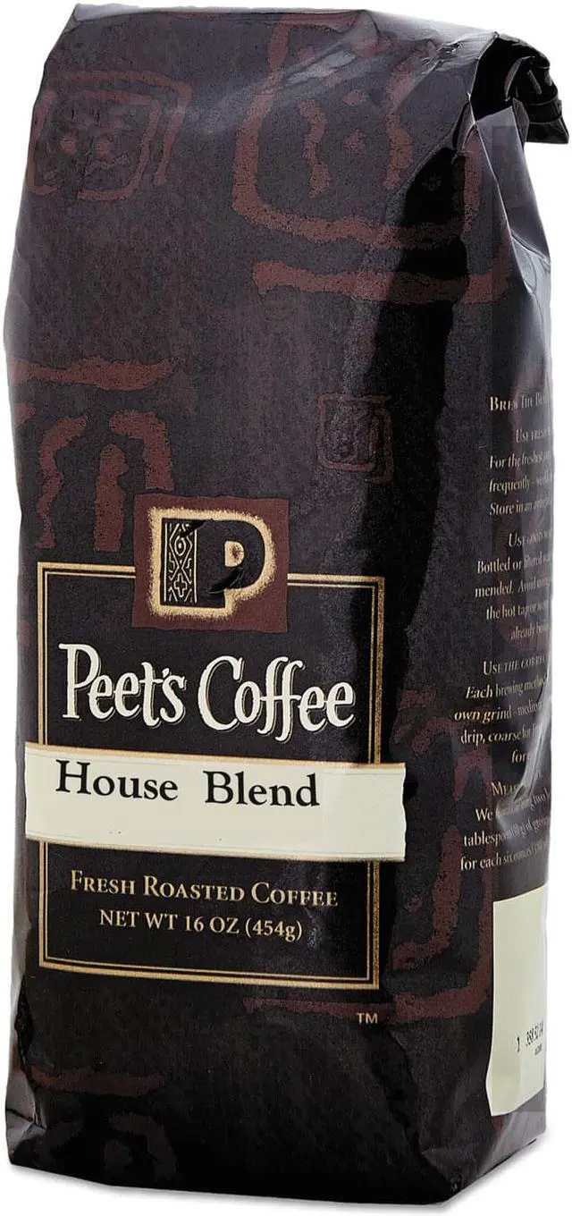 Alt view image 2 of 4 - Peet's Coffee & Tea Bulk Coffee House Blend Ground 1 lb Bag 501619