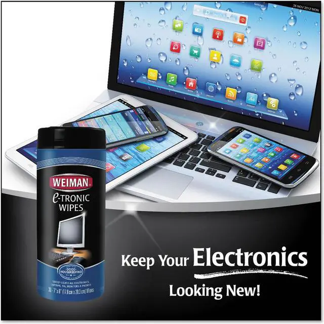 Alt view image 11 of 17 - Weiman Products LLC Electronic Media Wipes 93 Unit: EACH