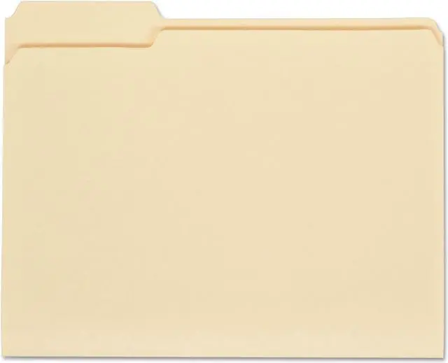 Alt view image 8 of 9 - Pendaflex Laminate Spine Shelf File Folder Straight Tab 14 pt Manila Letter 50/Box 11230