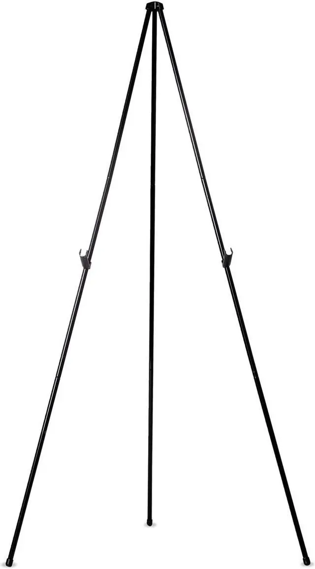 Alt view image 12 of 12 - MasterVision Instant Easel 61 1/2" Black Steel Heavy-Duty FLX10201MV