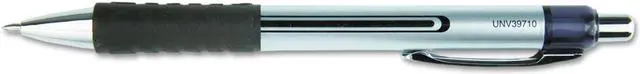 Alt view image 9 of 14 - Universal Comfort Grip Deluxe Retractable Gel Ink Roller Ball Pen 0.7 mm Black Ink 36/ST 39714