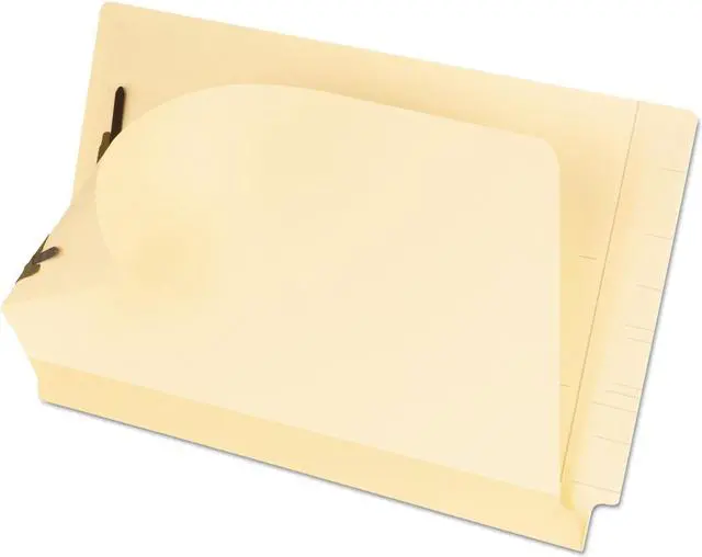 Alt view image 2 of 6 - Esselte Pendaflex / ACCO - 13220 - Laminated Spine End Tab Folder with 2 Fasteners, 11 pt Manila, Legal, 50/Box