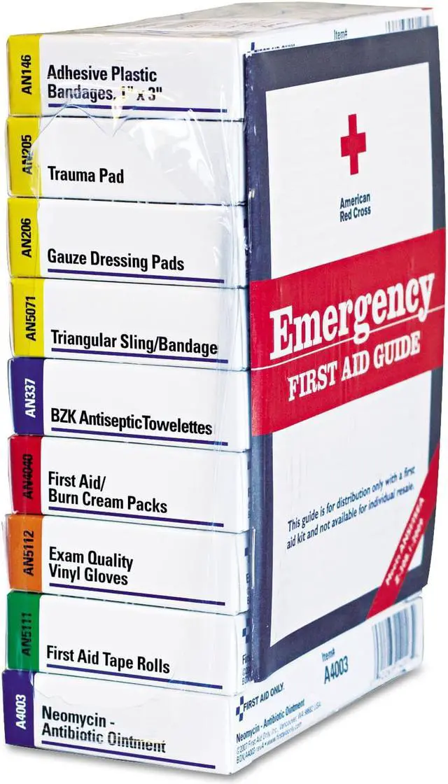 Main image of First Aid Only ANSI Compliant 10 Person First Aid Kit Refill 63-Pieces 740010