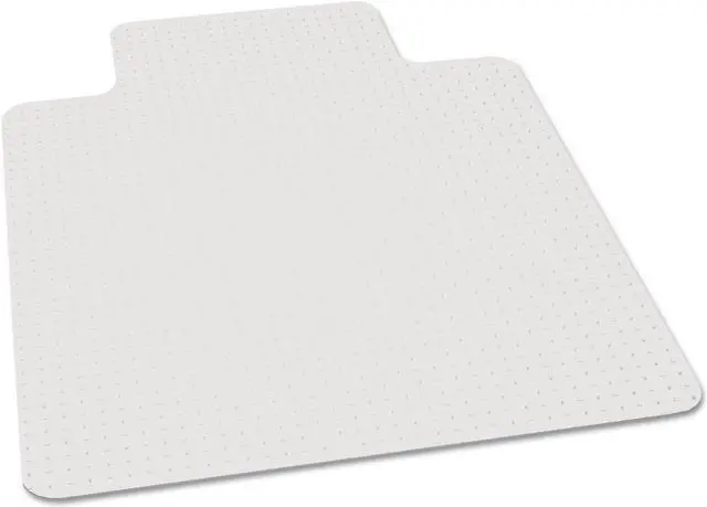 Alt view image 14 of 15 - ES Robbins 120123 AnchorBar Task Series Value Chair Mat for Carpet- Lip- 45w x 53l- Clear