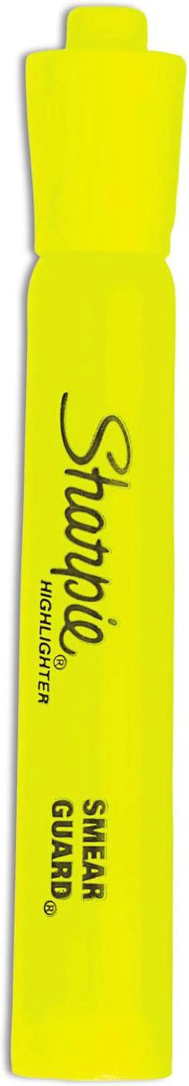 Alt view image 14 of 16 - Sharpie Accent Tank Style Highlighter Chisel Tip Fluorescent Yellow Dozen 25025