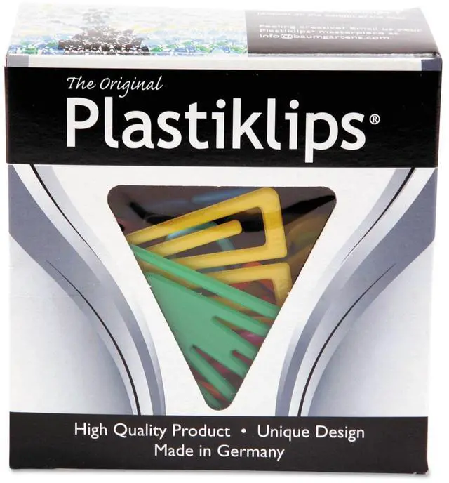 Alt view image 15 of 17 - Baumgartens Plastiklips Paper Clips Extra Large Assorted Colors 50/Box LP1700