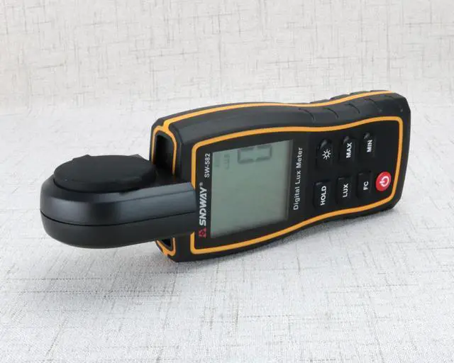 Alt view image 4 of 5 - SNDWAY SW-582 Digital luxmeter Lux / FC meter Light Meter for photography Luminometer Photometer hand-held spectrometer Illuminomete 200000Lux