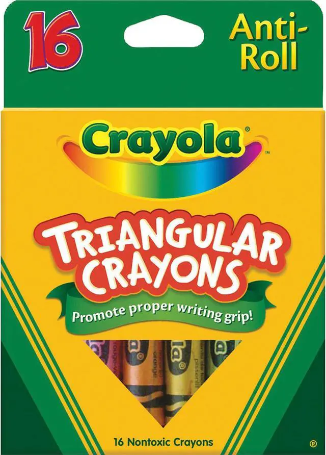 Alt view image 12 of 13 - Triangular Crayons, Assorted, 16/Box