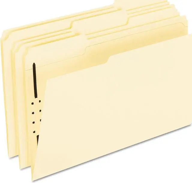 Alt view image 14 of 20 - Pendaflex Fastener Folders 1 Fasteners 1/3 Cut Tabs Legal Manila 50/Box FM310