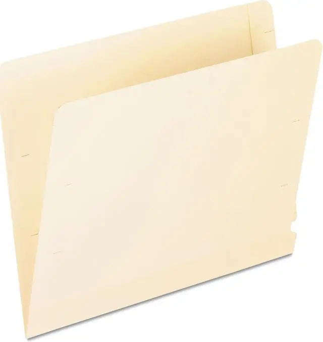 Alt view image 5 of 9 - Pendaflex Laminate Spine Shelf File Folder Straight Tab 14 pt Manila Letter 50/Box 11230