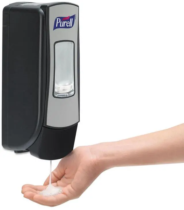 Alt view image 12 of 16 - Purell 870504CT Advanced Instant Hand Sanitizer Foam, ADX-7, 700 ml Refill, 4/Carton, 1 Carton