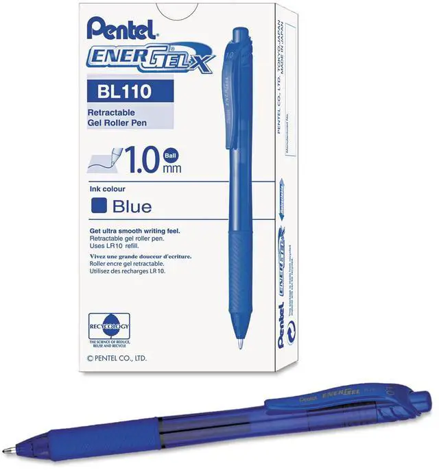 Alt view image 3 of 11 - Pentel Pen,Energel X, Bold,Be BL110C